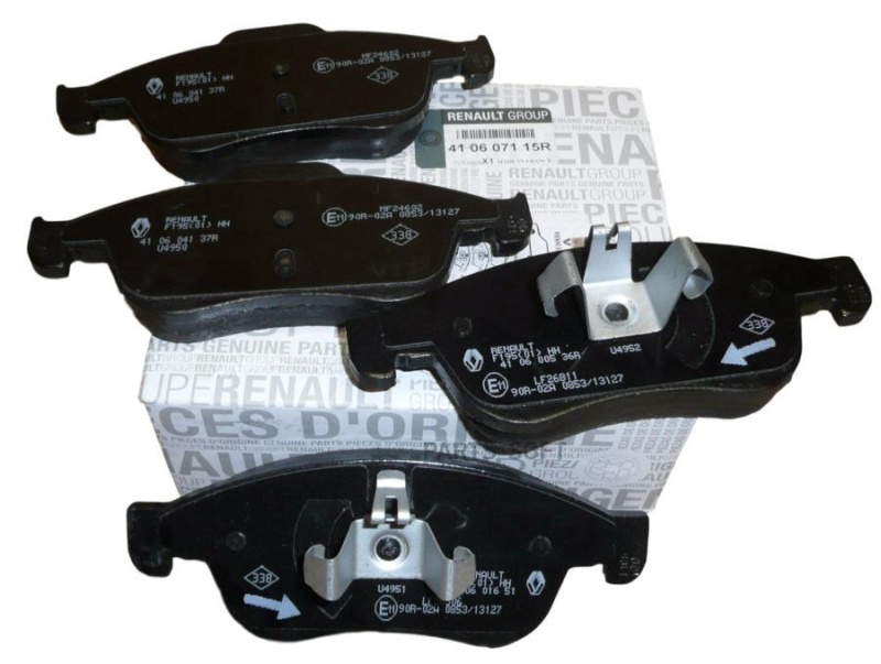 Колодки передние Fluence, Megane3, Duster, Scenic3