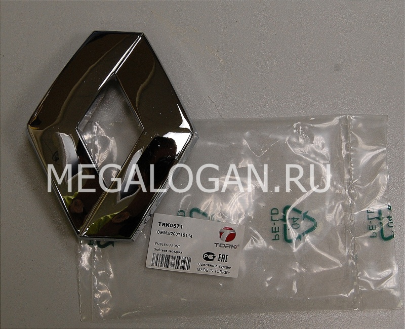 Эмблема "Ромб" передняя Logan Sandero (2010- )