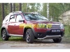 Решетка бампера защитная (с«дхо» с обвесом) Renault Duster 2010-