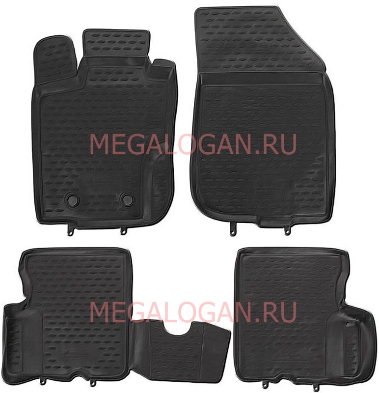Коврики салона Duster 3D 4WD C 2015 ГОДА