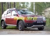 Решетка бампера защитная (с«дхо» с обвесом) Renault Duster 2010-