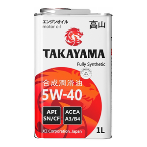 TAKAYAMA 5W-40 1L Масло моторное  API SN/CF ACEA A3/B4