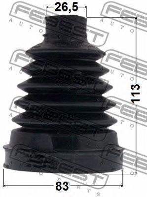 Пыльник ШРУСа внутренний левый Duster 2.0 4*4 (D1=26.5мм D2=82мм)