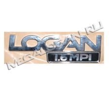 Эмблема задняя надпись "Logan 1,6"