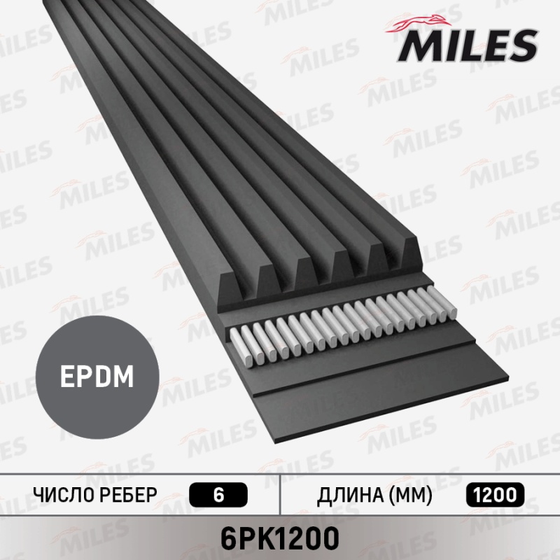 Ремень генератора 6PK1205 Qashqai, X-Trail (T31) MR20