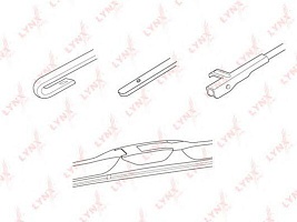 Щетки с/о гибридные LYNX (1шт.)