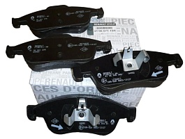 Колодки передние Fluence, Megane3, Duster, Scenic3