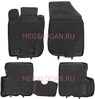 Коврики салона Duster 3D 4WD C 2015 ГОДА