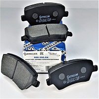 Колодки передние Largus c АБС, Almera G15,Duster