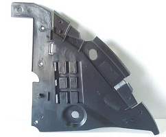 Защита бампера переднего Logan Sandero NEW левая (Ориг)