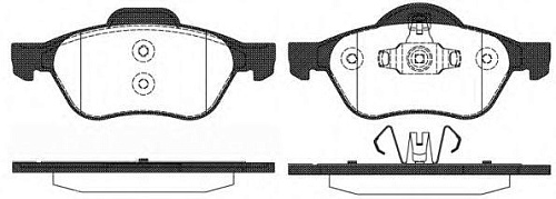 Колодки передние Megane2 (Extrime) Clio Scenic