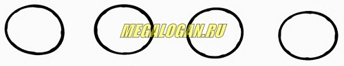 Прокладка впускного коллектора Clio2 Kangoo кольцо