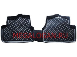 Коврики салона Ларгус на 3-й ряд 