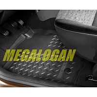 Коврики салона Duster4x4 комплект с бортами 