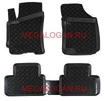 Коврики салона Ларгус без 3-го ряда 
