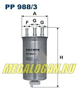 Фильтр топливный дизель 1,5dCi Duster -15