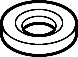 Прокладка колодца свечного Almera N15 Primera